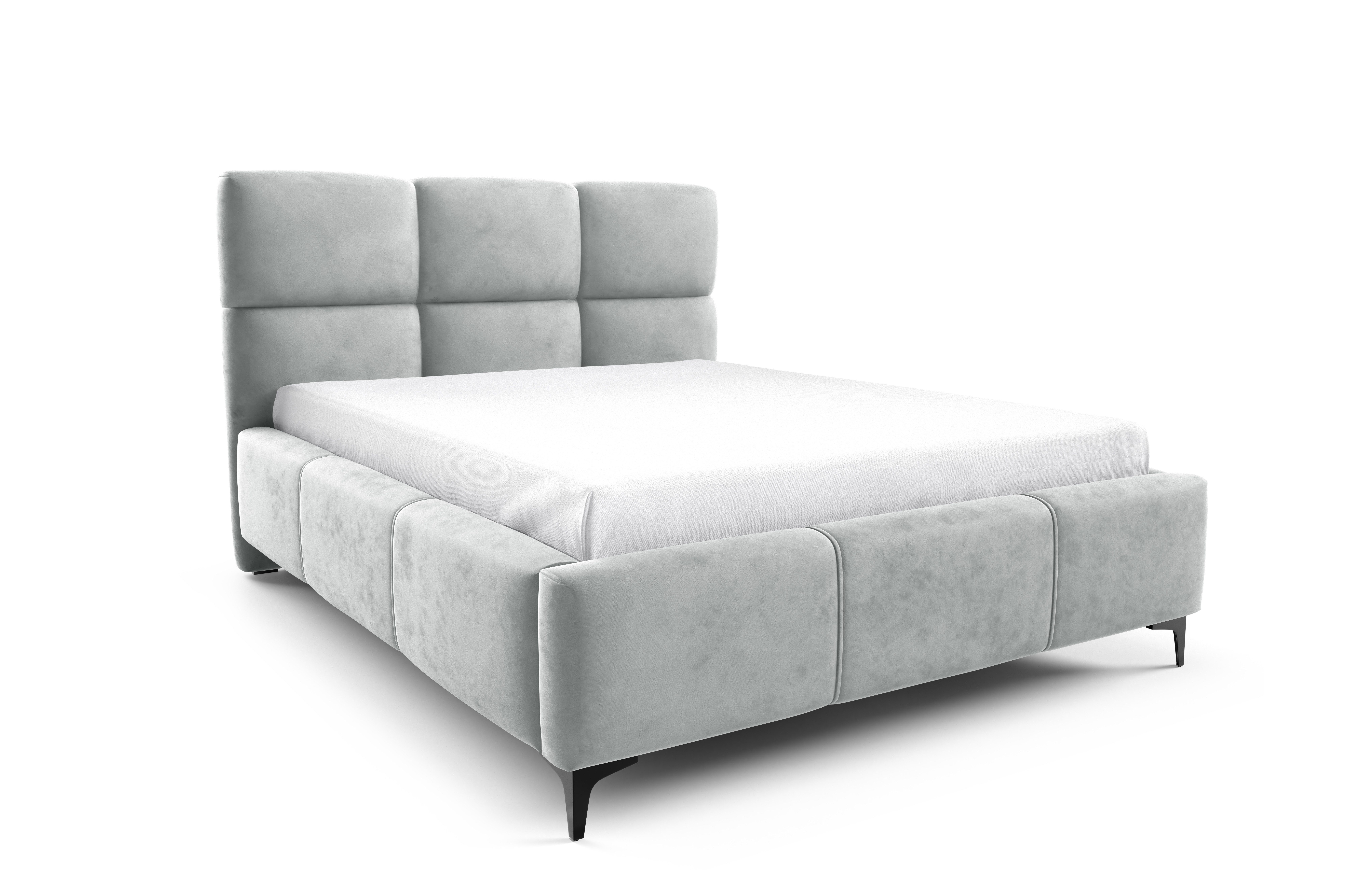 thematys Polsterbett Modernes Bett mit Lattenrost - 140x200 - 200x200 cm
