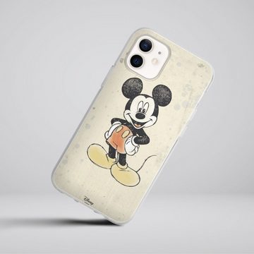 DeinDesign Handyhülle Offizielles Lizenzprodukt Mickey & Minnie Mouse Wasserfarbe, Apple iPhone 12 Silikon Hülle Bumper Case Handy Schutzhülle