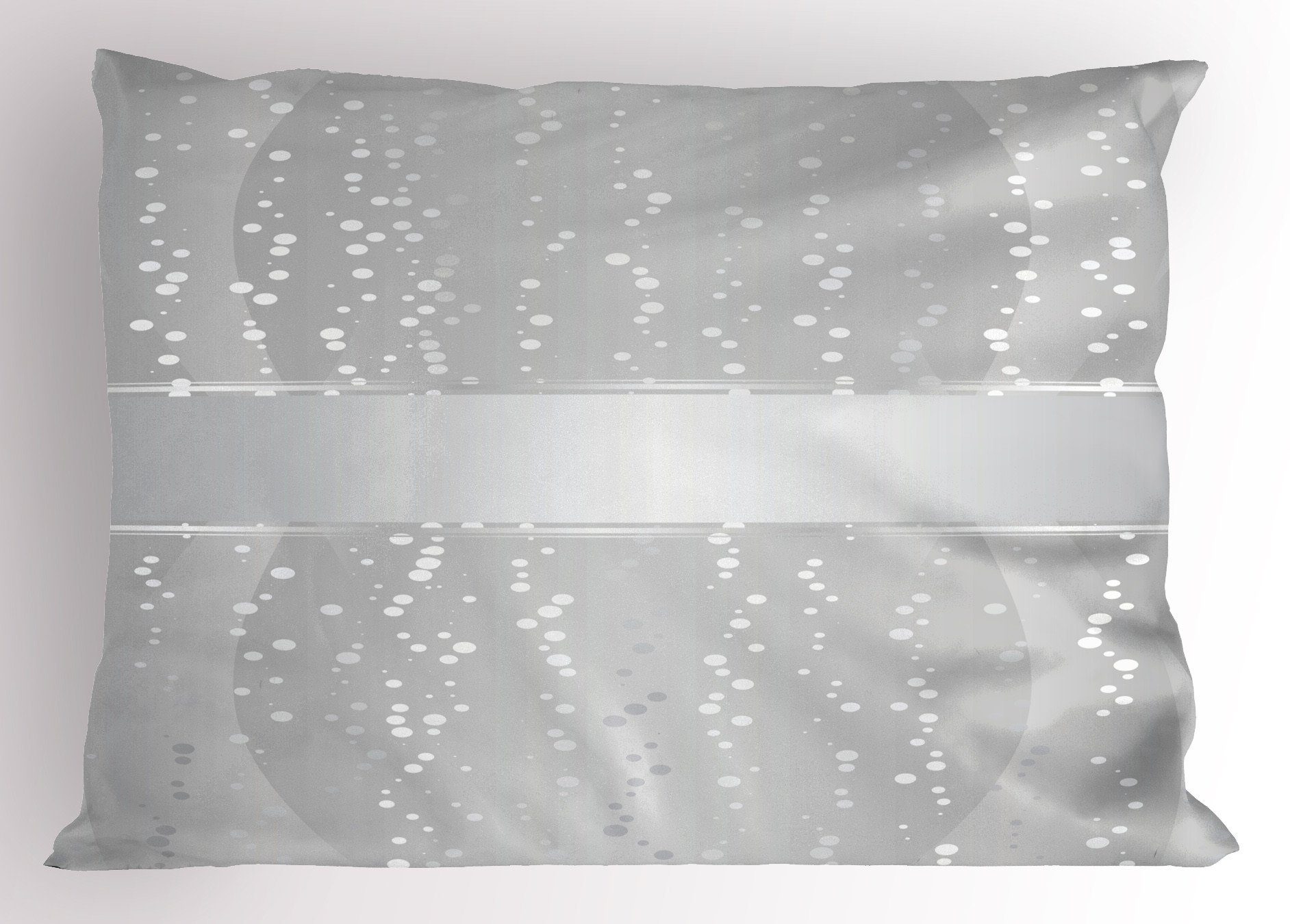 Grau (1 Gedruckter Weihnachten King Dots Waves Abakuhaus Size Dekorativer Kissenbezüge Standard Kissenbezug, Stück),