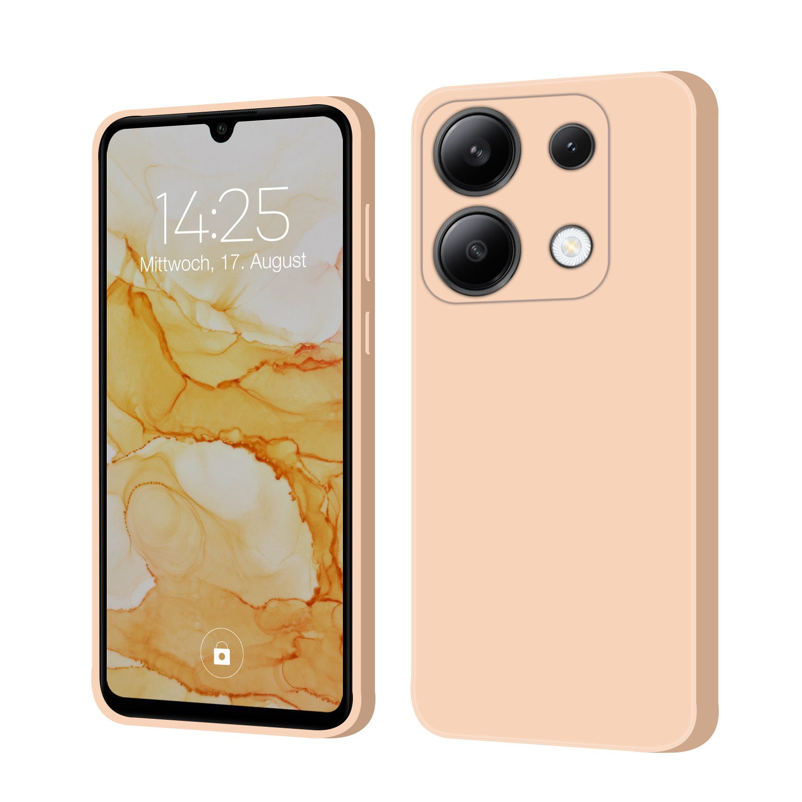 Tec-Expert Handyhülle SoftGrip Cover Hülle für Xiaomi Redmi Note 13 Pro 5G, Handy Case Bumper integrierter Kameraschutz flexibel