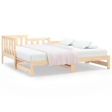 furnicato Bett Tagesbett Ausziehbar 2x(90x200) cm Massivholz Kiefer