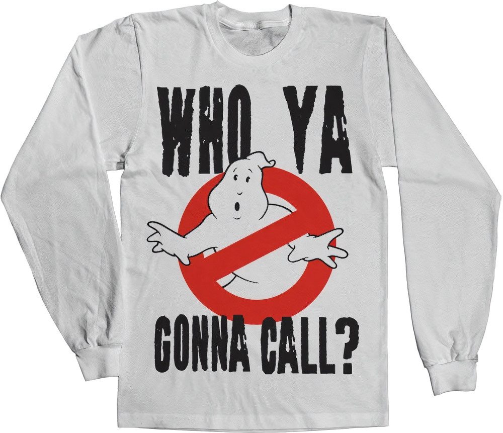 Ghostbusters Longsleeve Who Ya Gonna Call Long Sleeve Tee