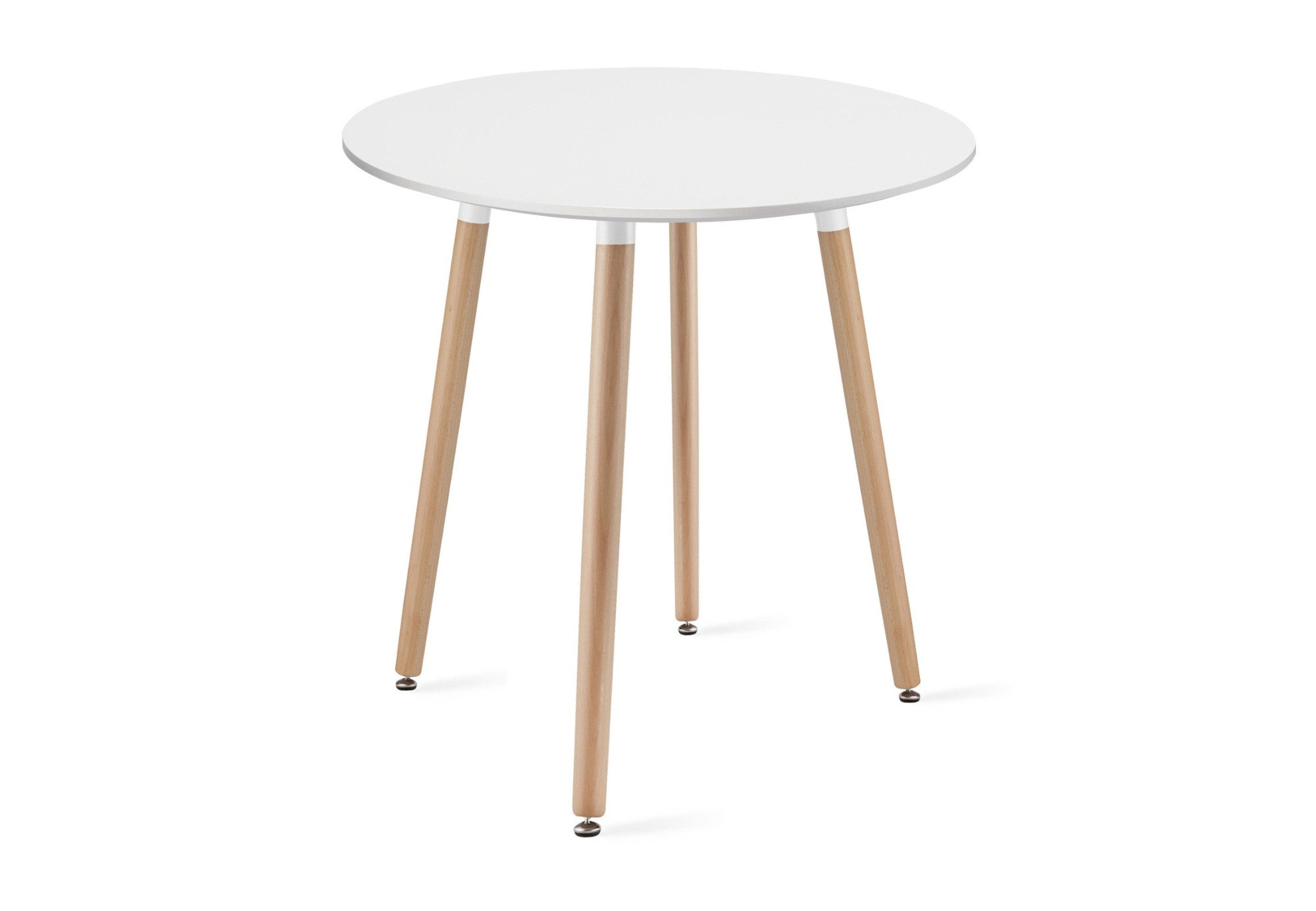 Home Collective Esstisch Runder weißer Esszimmertisch günstig online kaufen