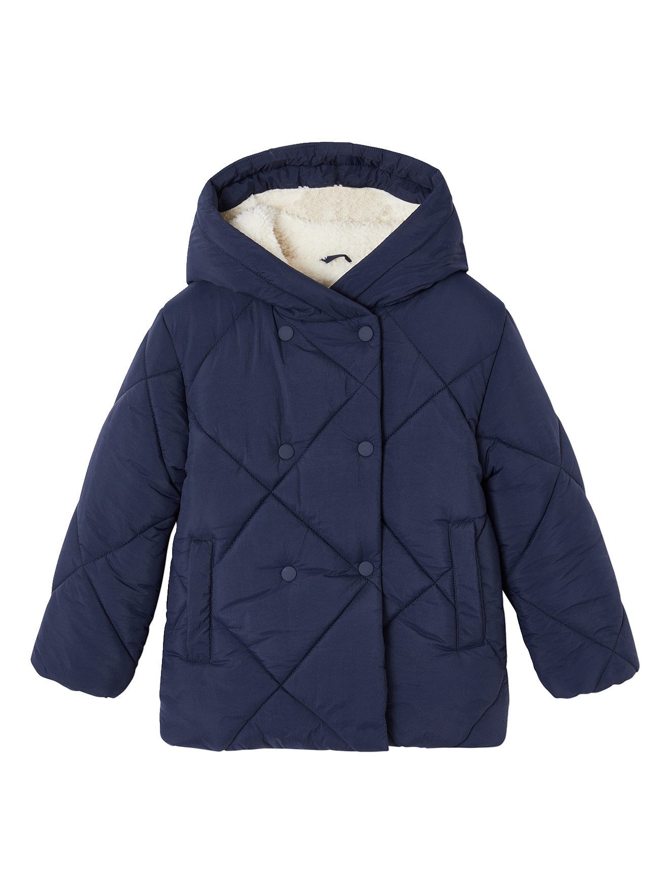 vertbaudet Steppjacke wärmendes Teddyfleece-Futter