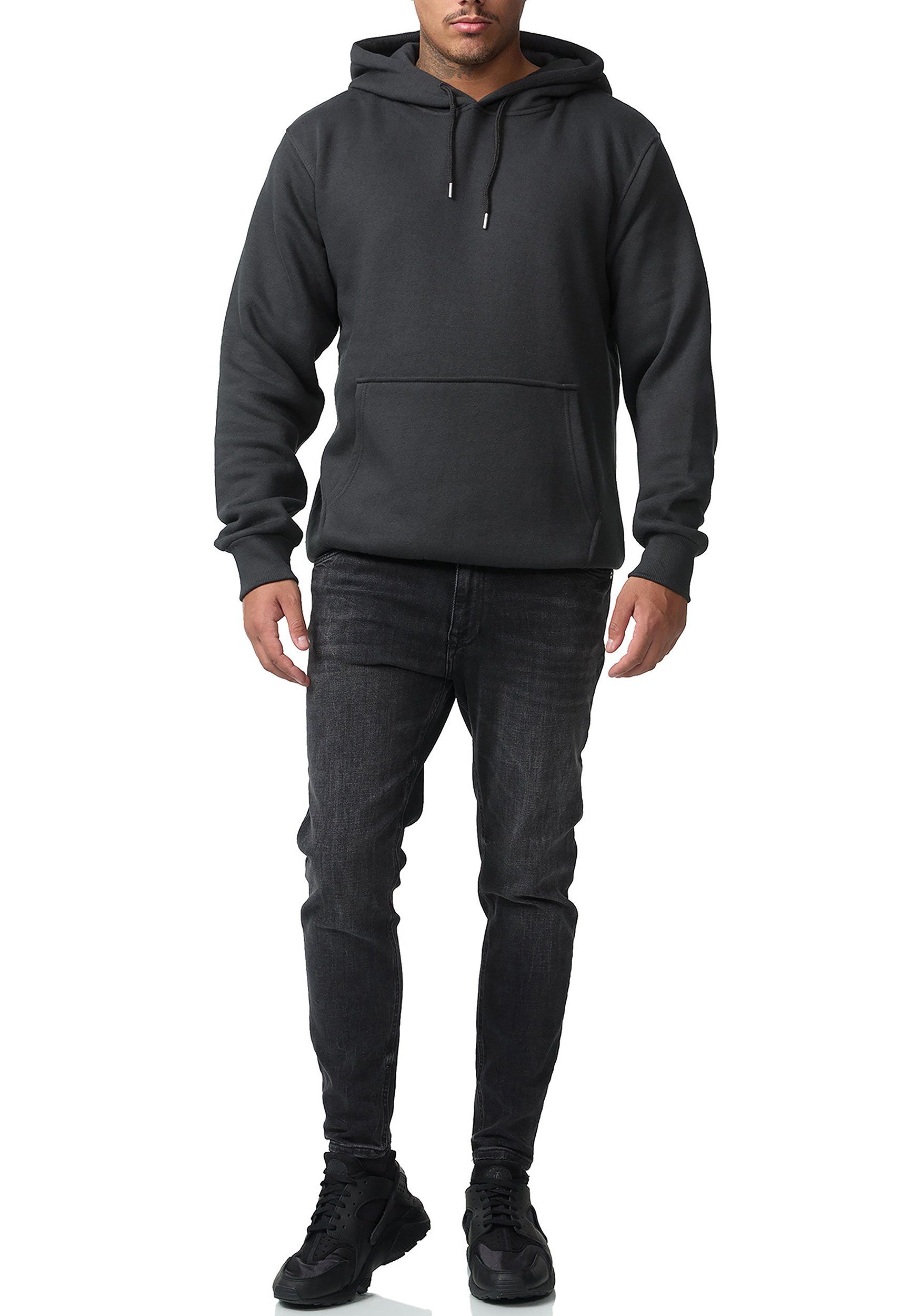 Smith & Solo Kapuzensweatshirt Hoodie Herren Kapuzenpullover (1-tlg) Baumwo günstig online kaufen