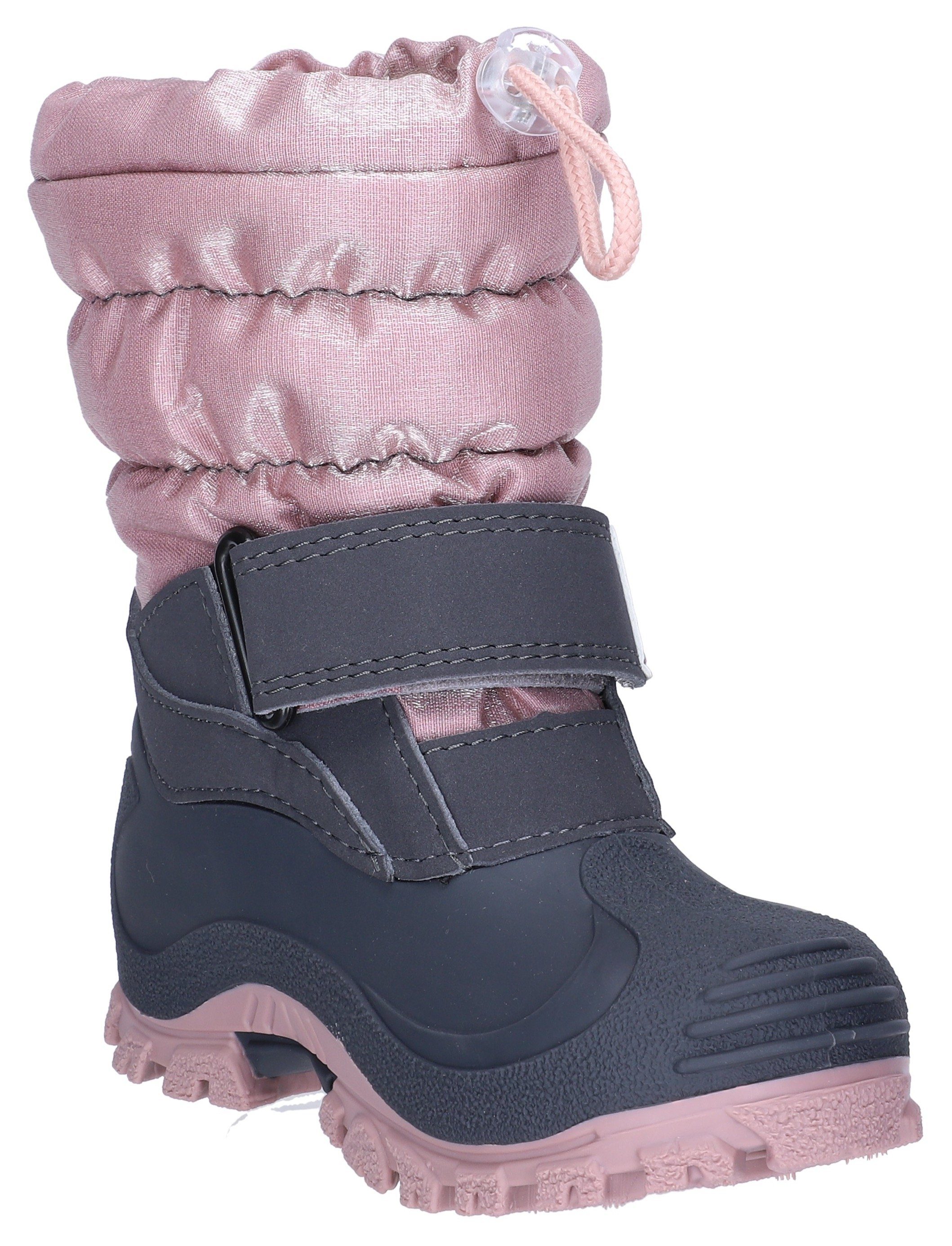 Lurchi Winterstiefel Fjonna mit grau-rosa Warmfutter Snowboots