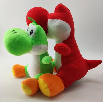 soma Kuscheltier Soma Yoshi Kuscheltier Drache Plüschfigur kuschelweich Yoshi grün 40 (1-St), Super weicher Plüsch Stofftier Kuscheltier für Kinder zum spielen