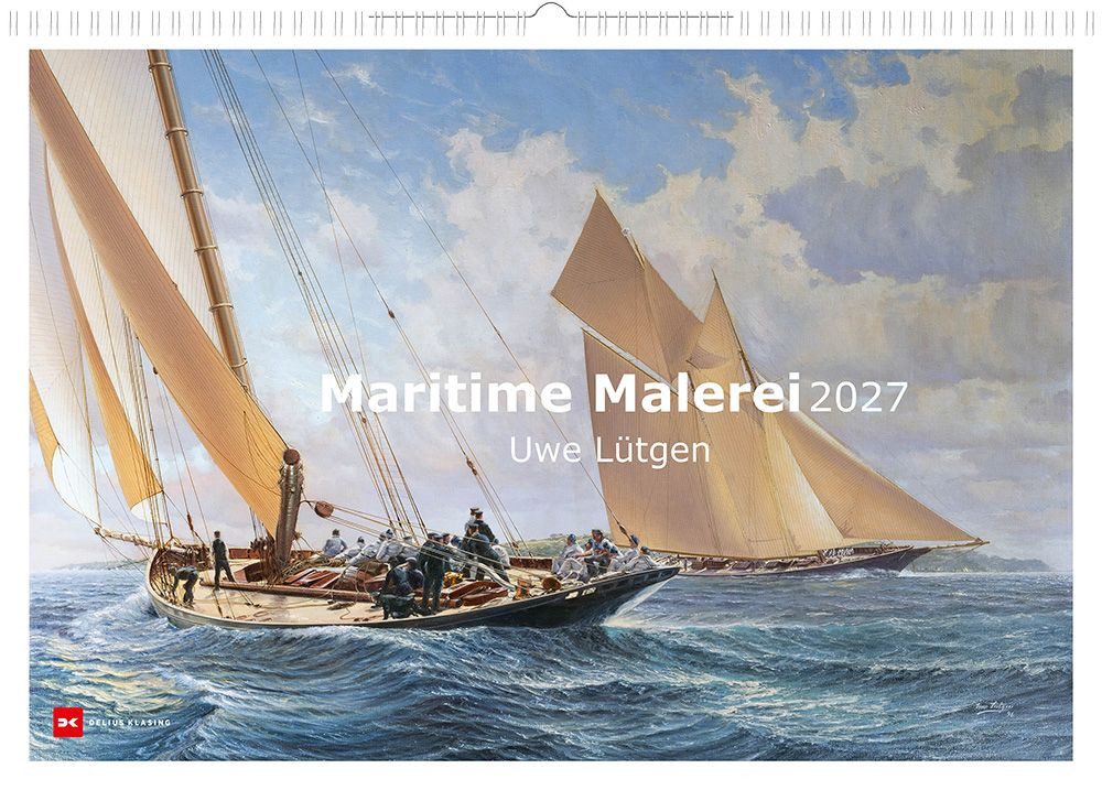 Delius Klasing Wandkalender Maritime Malerei - Uwe Lütgen 2027