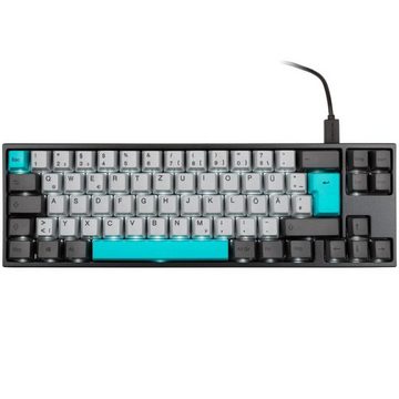 Ducky Miya Pro Moonlight TKL PC/Mac Gaming-Tastatur (MX-Red, weiße LED, dunkelgrau, USB)