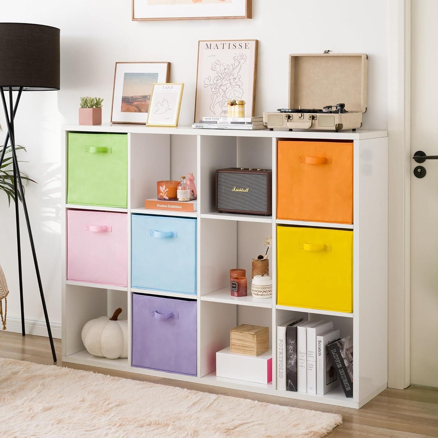 LuxusKollektion Küchenorganizer-Set Aufbewahrungswürfel Stoff Kallax Regal günstig online kaufen