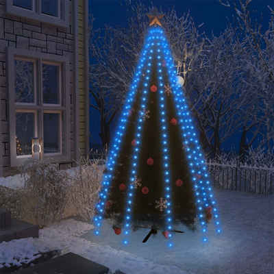 vidaXL Lichterschlauch Weihnachtsbaum-Lichternetz mit 300 LEDs Blau 300 cm