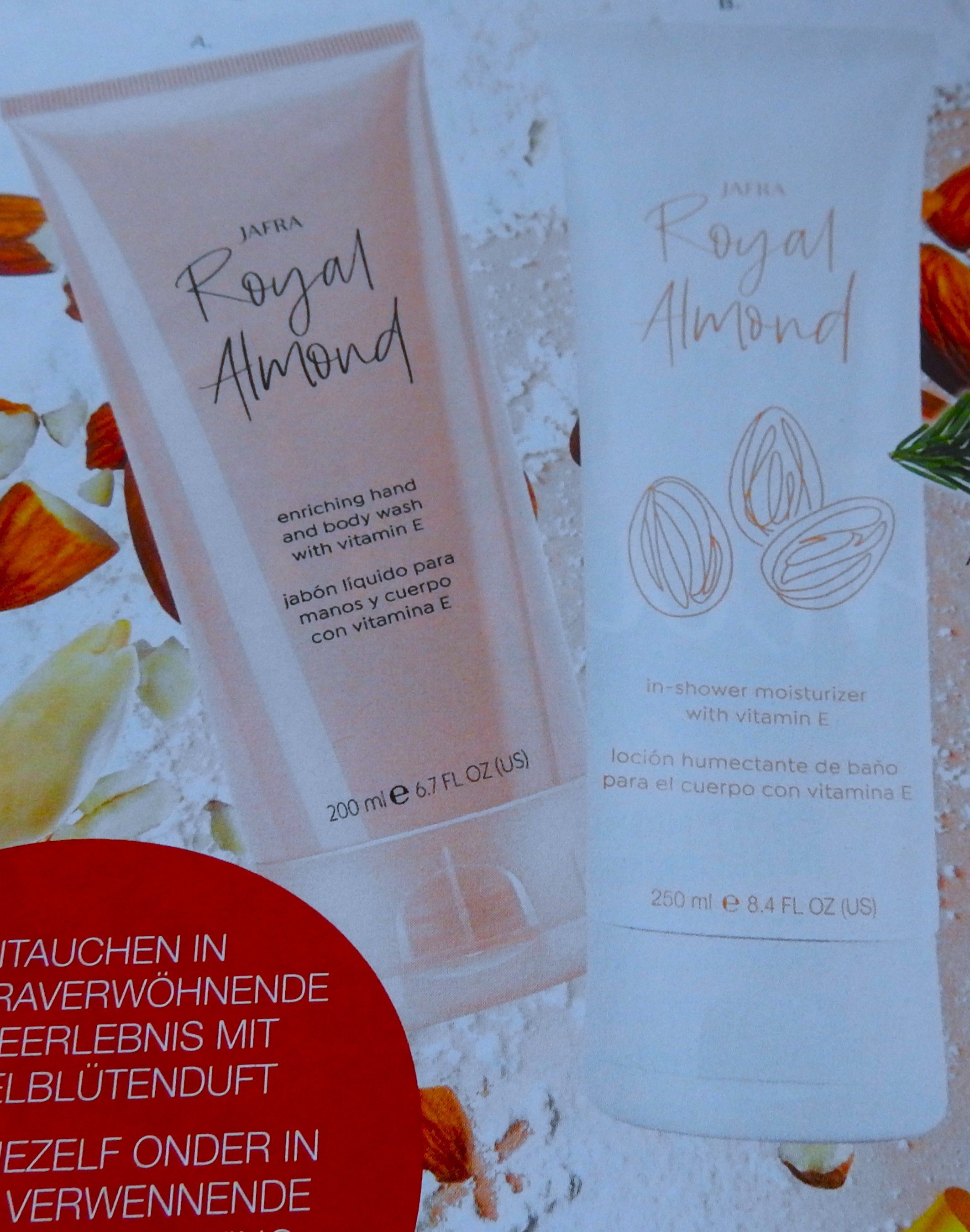 Jafra Duschgel Royal Almond, Feuchtigkeitsspendend, mit Vitamin E