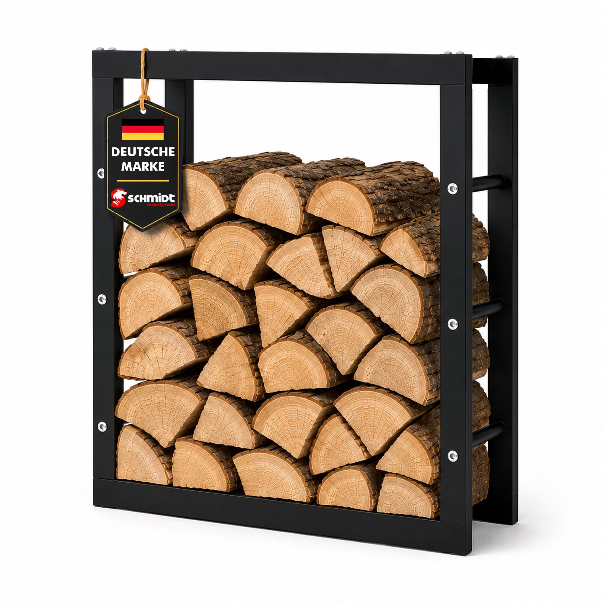 SCHMIDT security tools Kaminholzregal Brennholzregal 60x25x80cm Kaminholzregal Regal