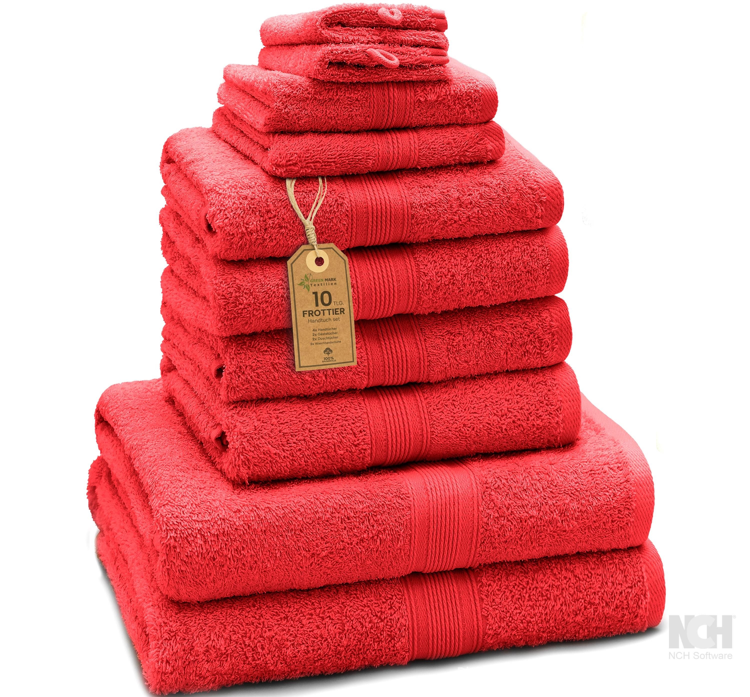 NatureMark Handtuch Set 10 tlg. Frottier günstig online kaufen