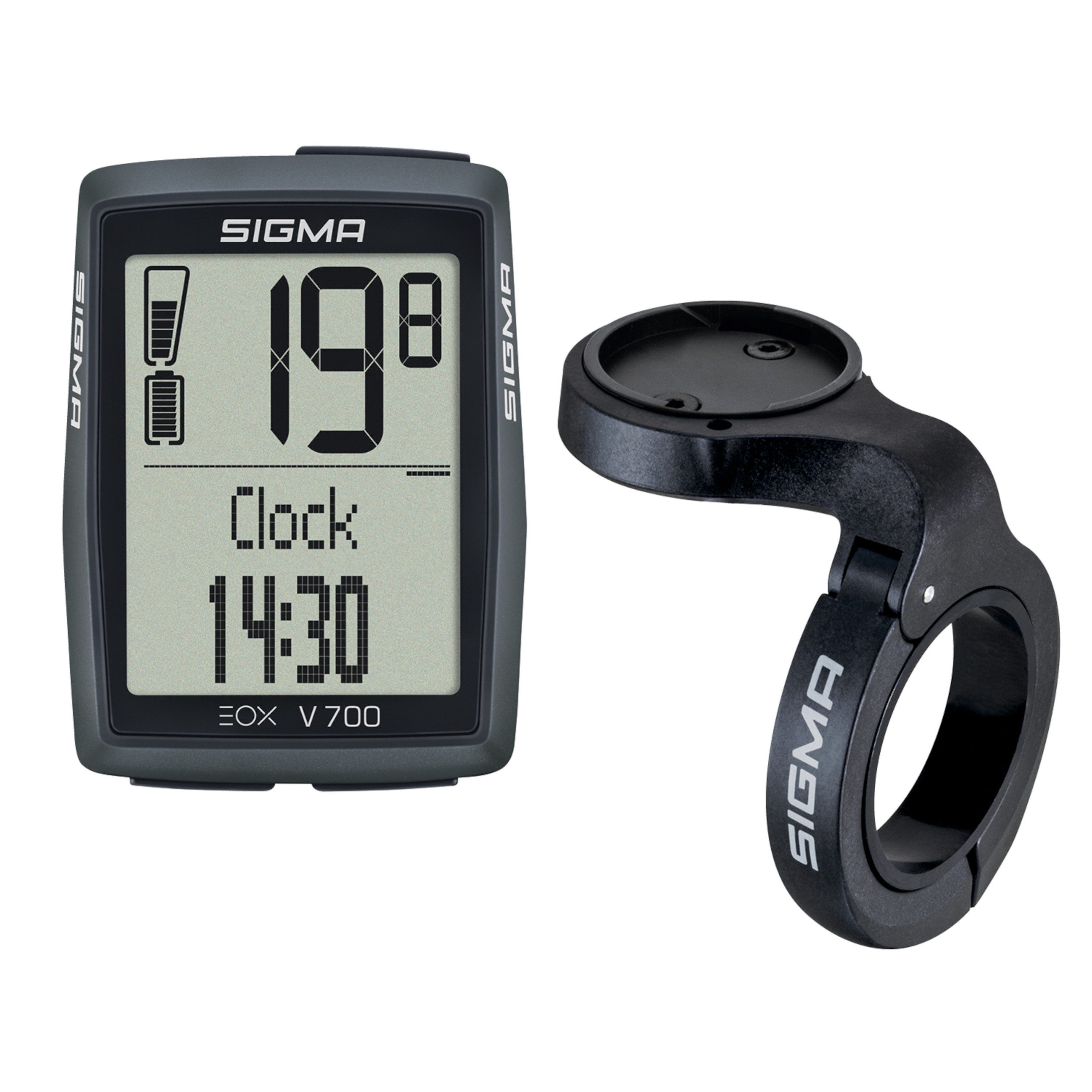 SIGMA Fahrradcomputer EOX View 700 E-Bike Computer Fahrradtacho