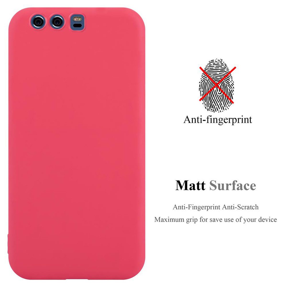 Cadorabo Handyhülle für Huawei P10 PLUS Hülle Huawei P10 PLUS, Flexible TPU Silikon Handy Schutzhülle - Hülle - ultra slim