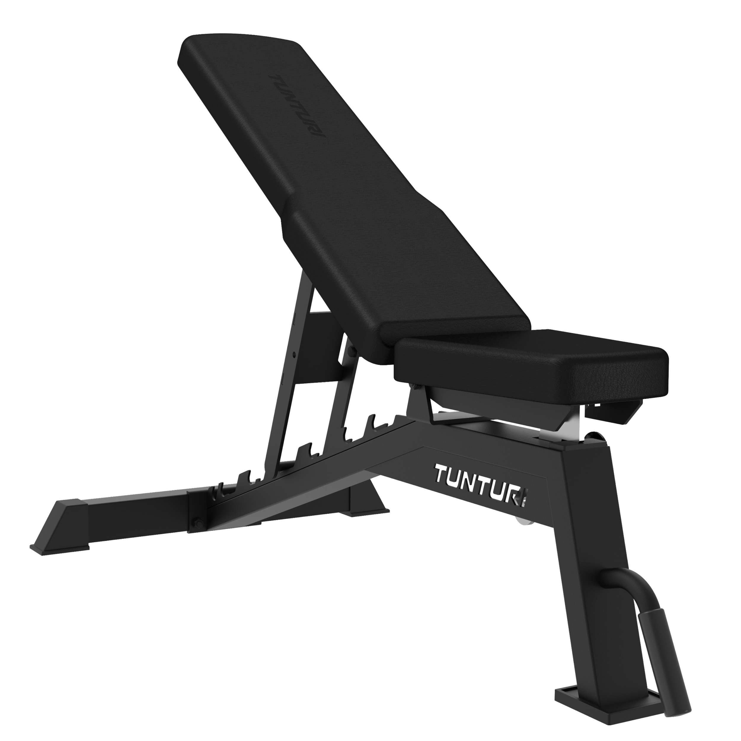 Tunturi Hantelbank Verstellbare Hantelbank – Belastbar bis 250 kg – Ergonomische Hantelba