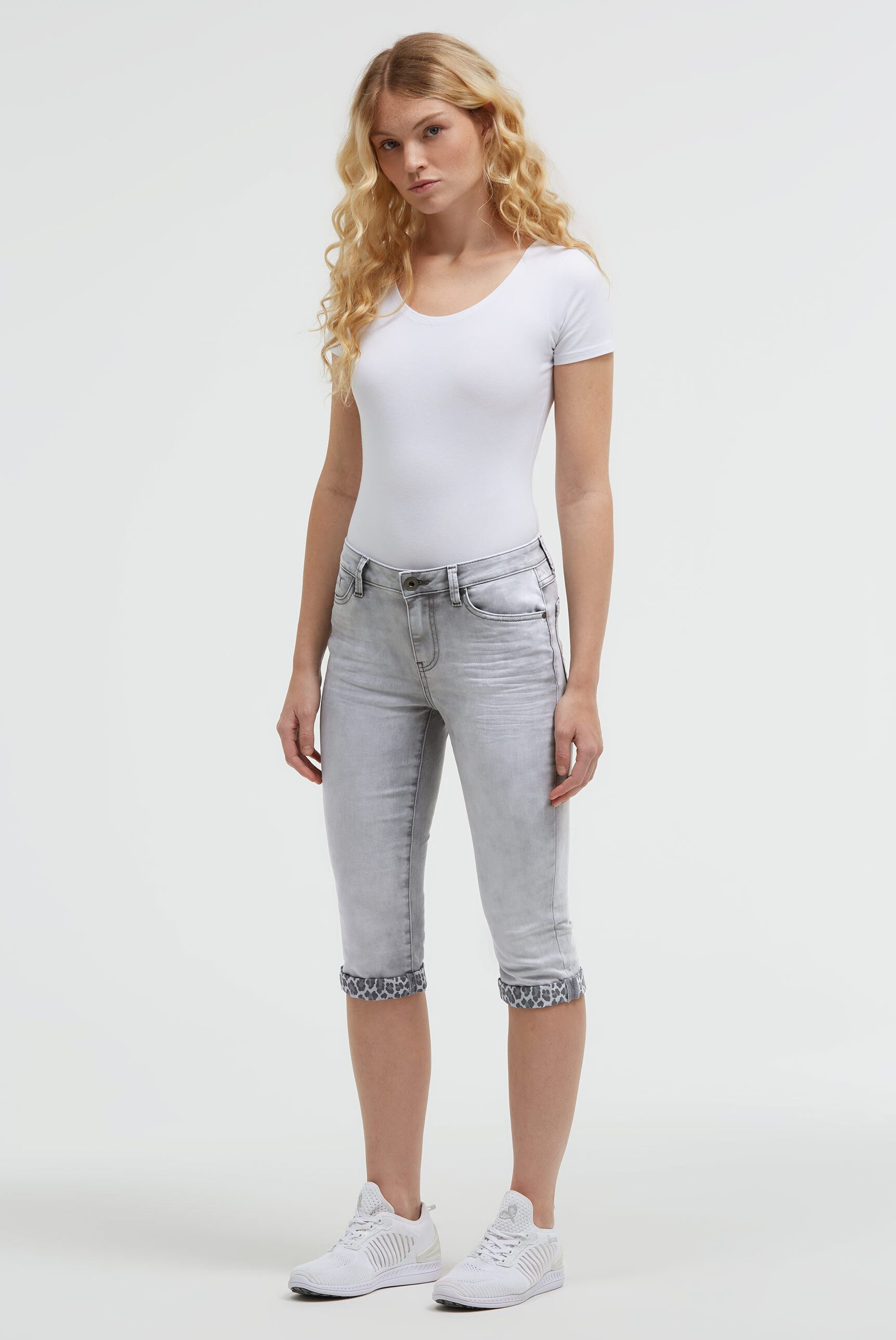 SOCCX Regular-fit-Jeans mit Turn-Up Saum