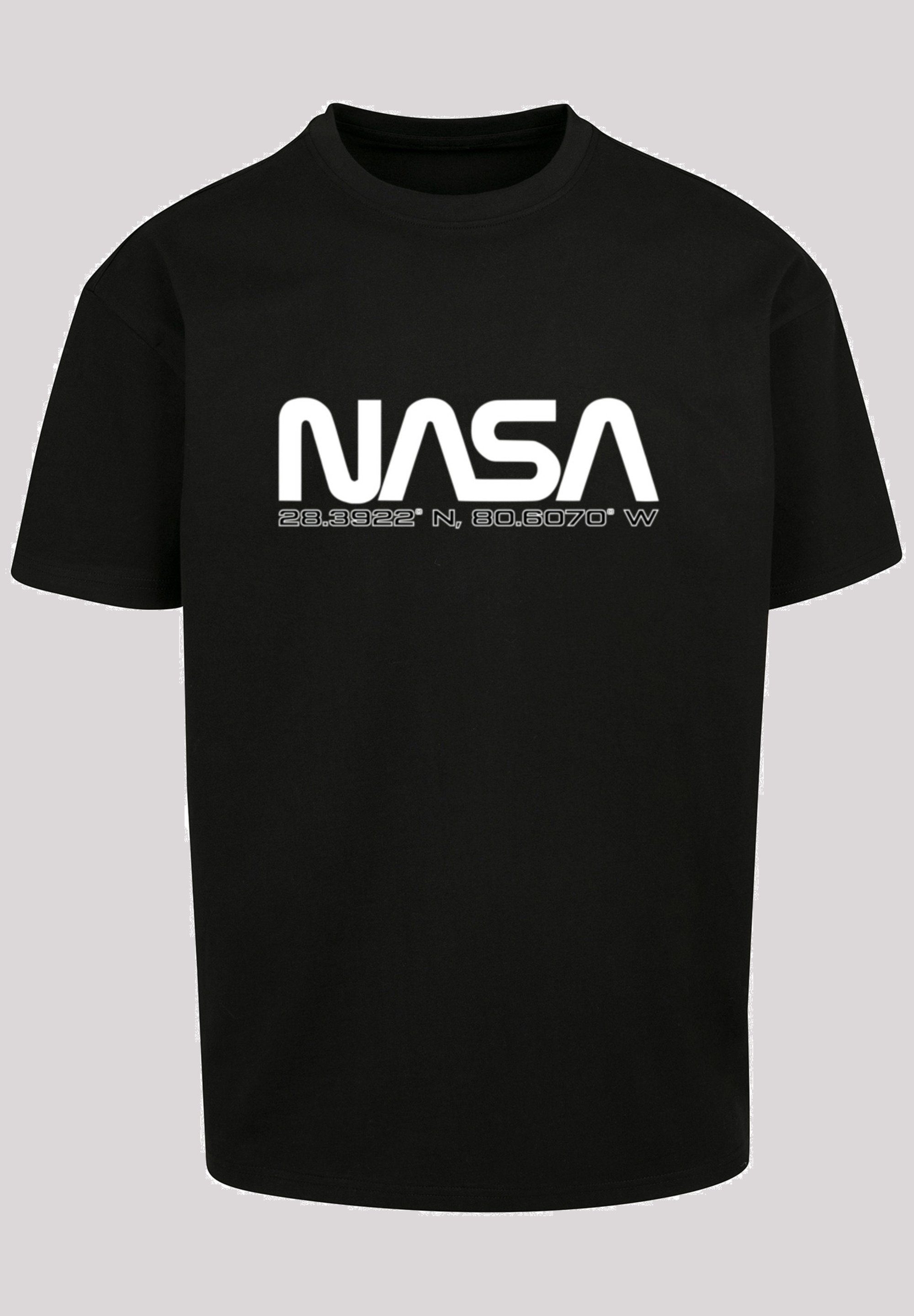 F4NT4STIC T-Shirt worm Print schwarz NASA
