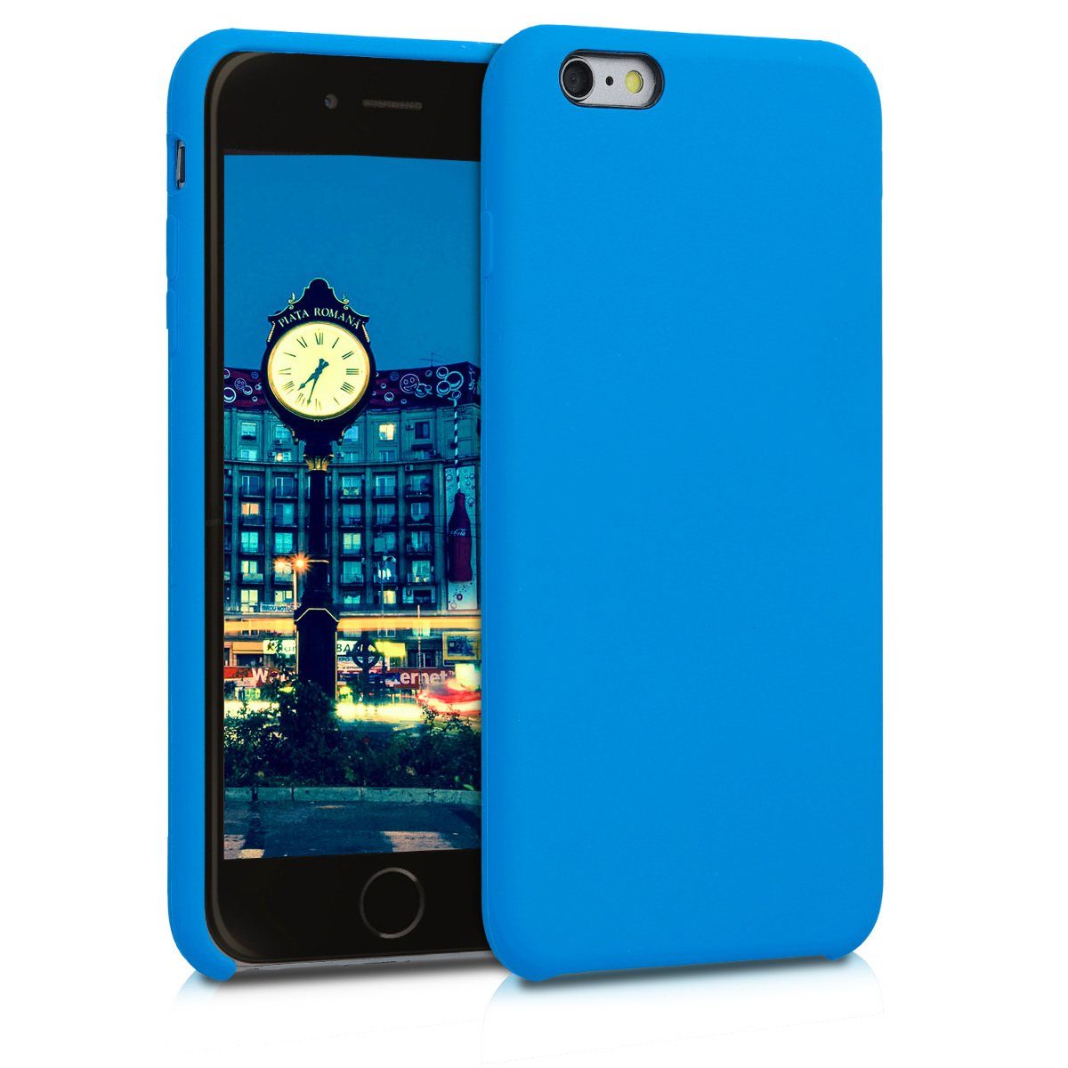 kwmobile Handyhülle Handyhülle für Apple iPhone 6 Plus / 6S Plus Hülle, Weiches Handy Silikon Case - Schutzhülle Cover