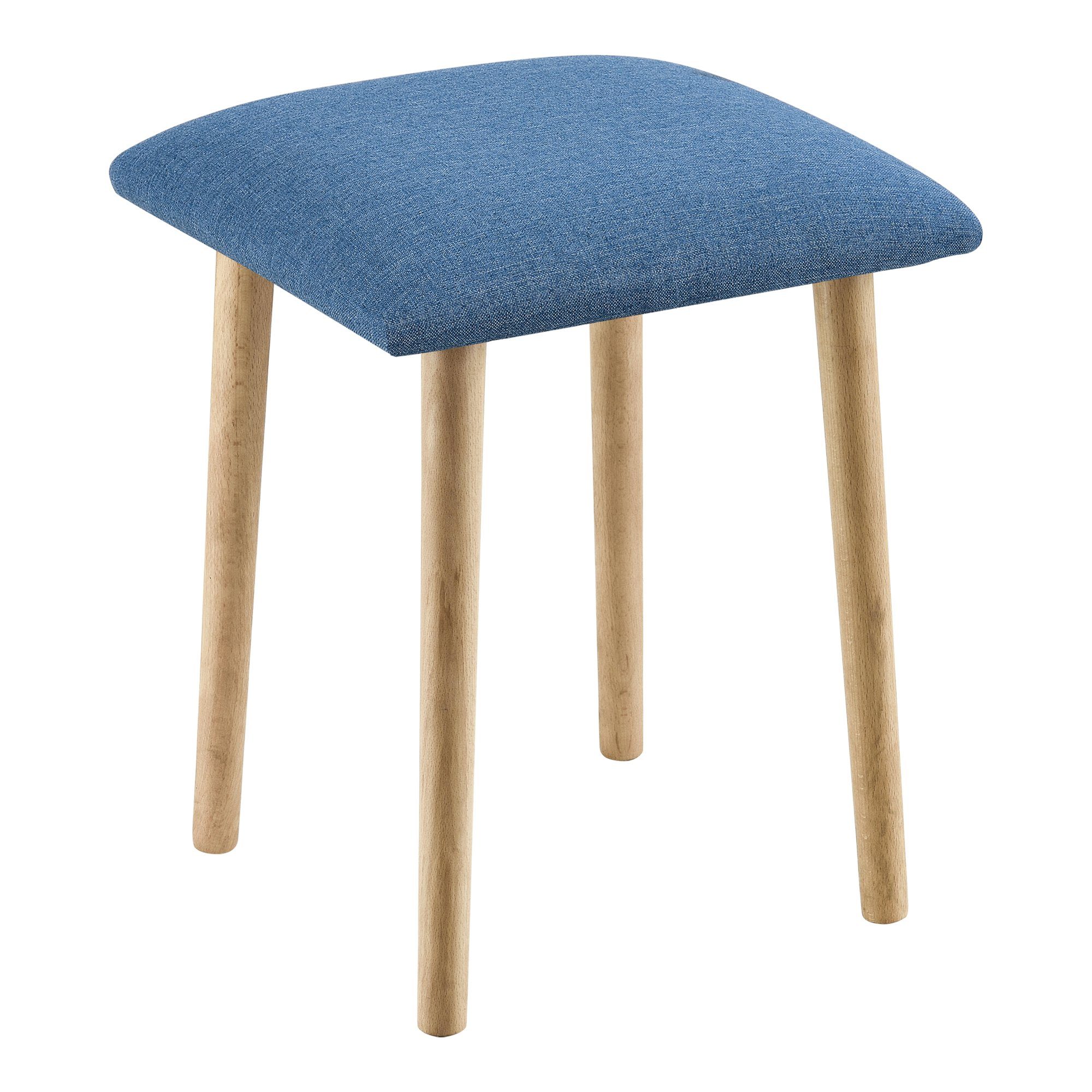 en.casa Sitzhocker, »Gera« Polsterhocker 45,5x36cm in verschiedenen Farben