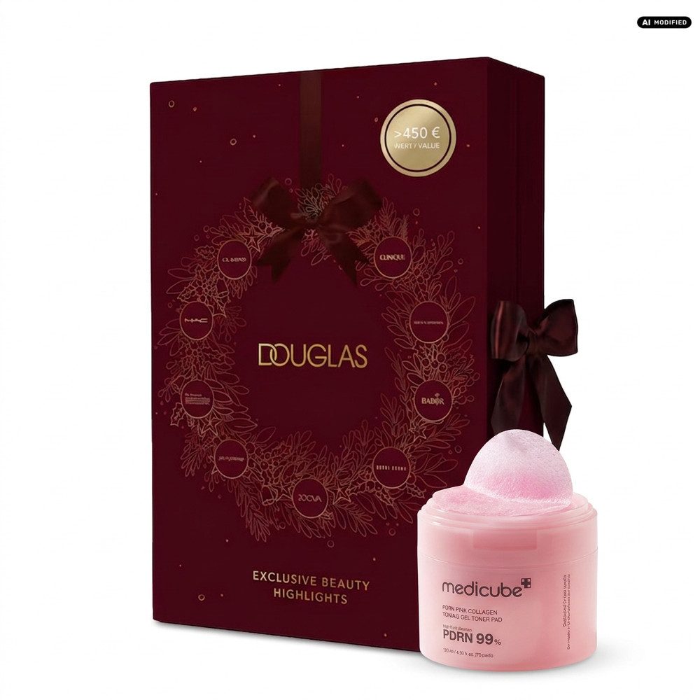 Douglas Adventskalender Douglas Beauty Highlights Adventskalender 2026 mit Medicube Pads, Beauty-Adventskalender mit ergänzenden Toner-Pads