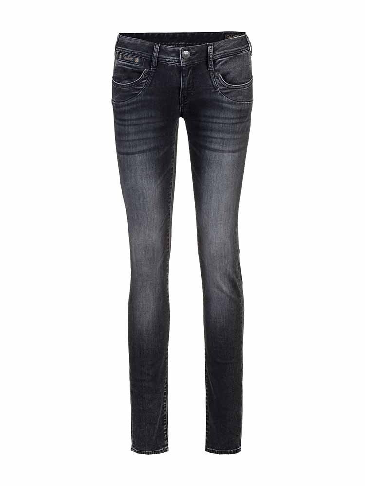 Herrlicher Stretch-Jeans HERRLICHER PIPER SLIM crow 5650-RD062-863 - Recycled Denim