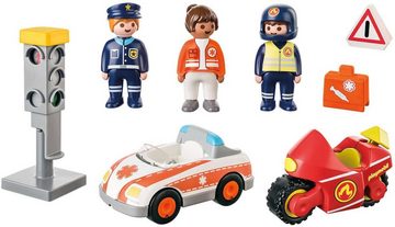 Playmobil® Konstruktions-Spielset Helden des Alltags (71156), Playmobil 1-2-3, (8 St), Made in Europe