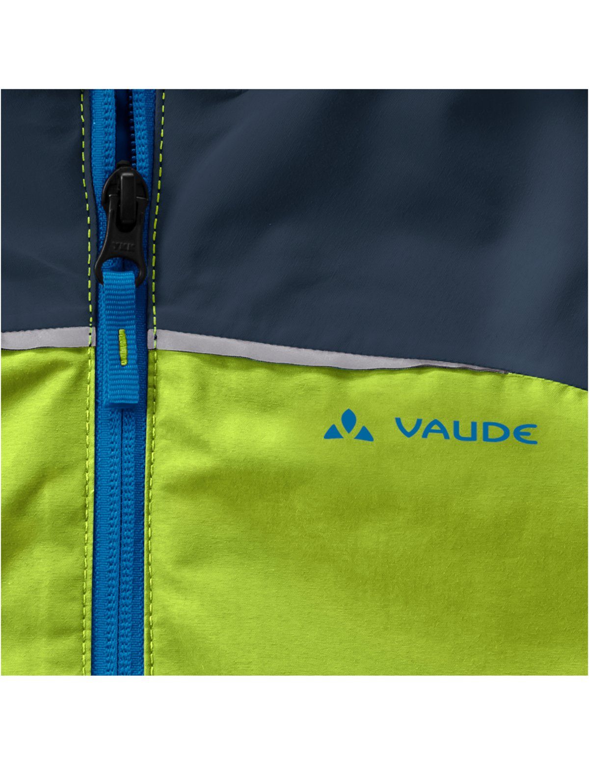 chute (1-St) Outdoorjacke Klimaneutral II Jacket kompensiert Kids Turaco green VAUDE