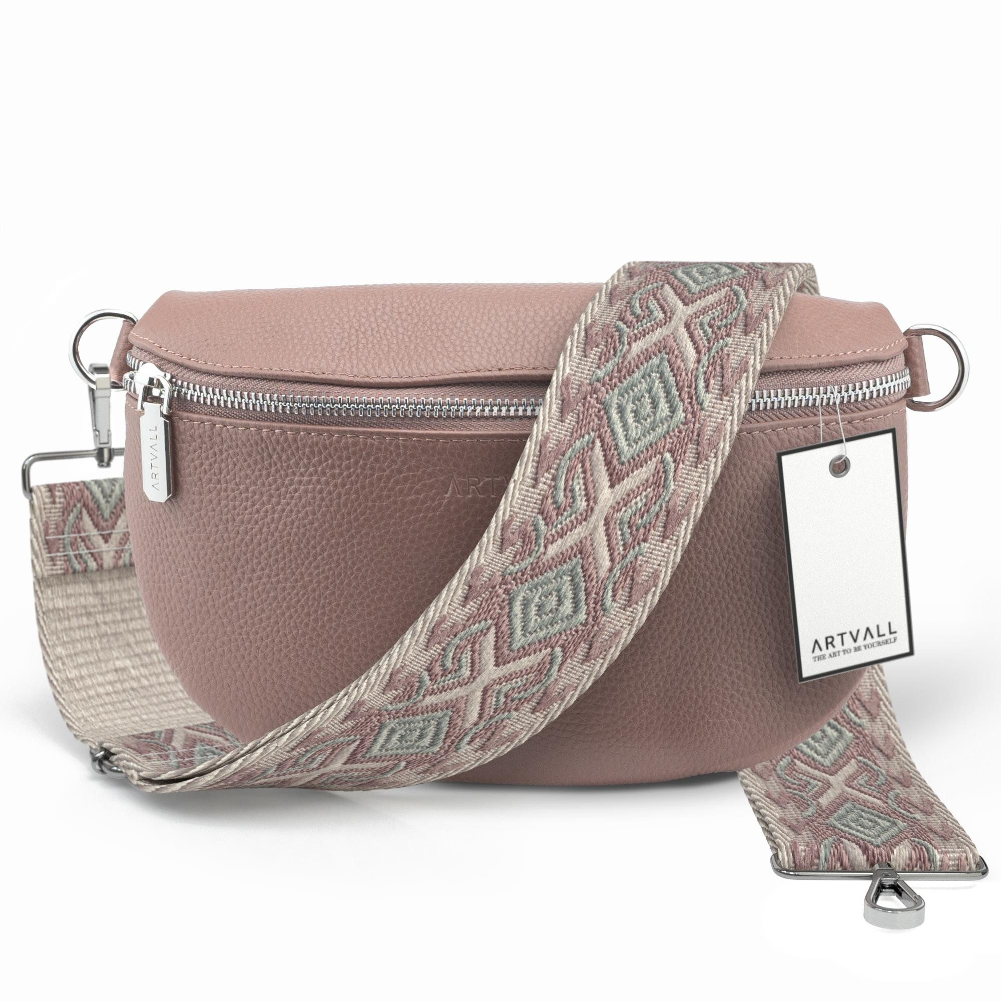 ARTVALL Umhängetasche Echtleder Handtasche Brusttasche Crossbody günstig online kaufen