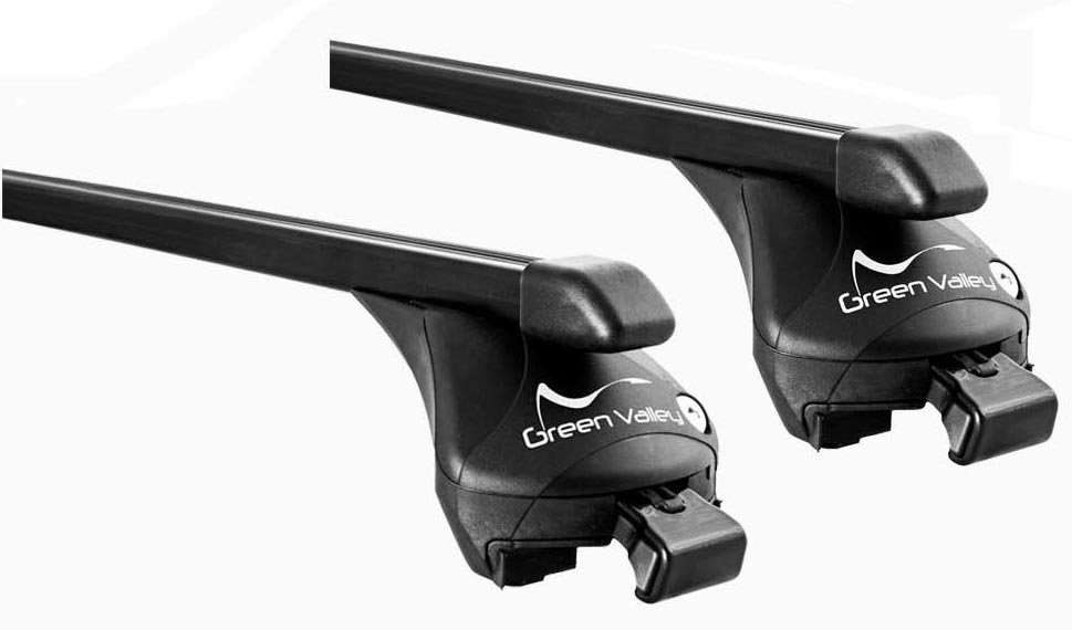 (Grand VDP 2014 schwarz kompatibel 300Ltr Ford JUEASY300 Relingträger mit Stahl XL Tourneo) Connect Dachbox Quick Dachbox, + ab