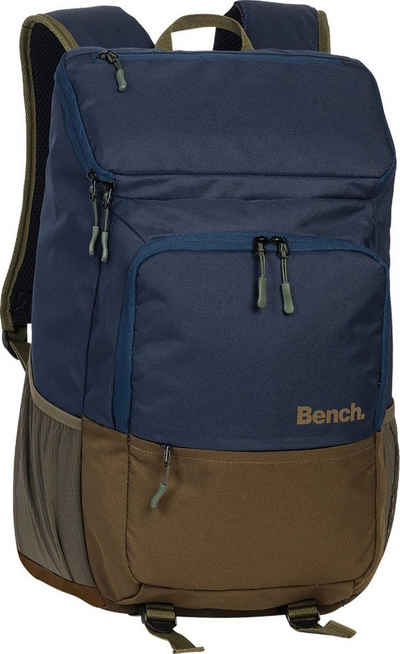 Bench. Freizeitrucksack Bench Toploader Freizeitrucksack (Freizeitrucksack, Freizeitrucksack), Toploader-Rucksack, Freizeitrucksack aus 900D Polyester in blau, olivg