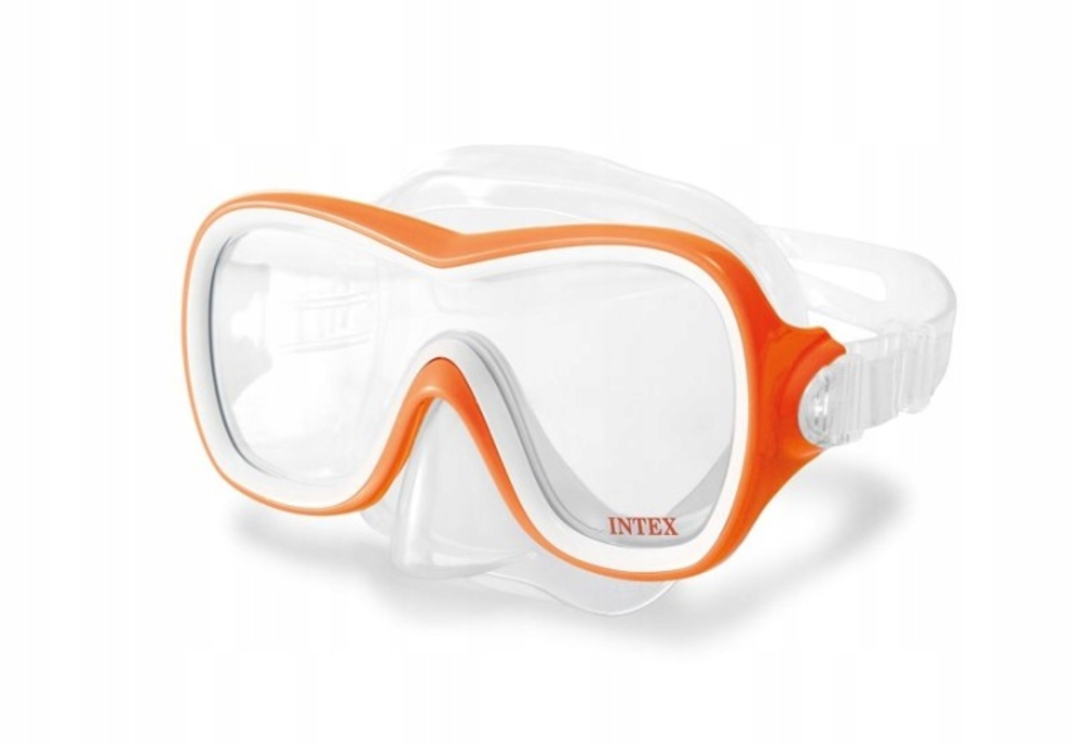 Intex Schwimmbrille Intex 55978 Tauchbrille Wave Rider Orange Schwimmbrille ab 8, (1-St)