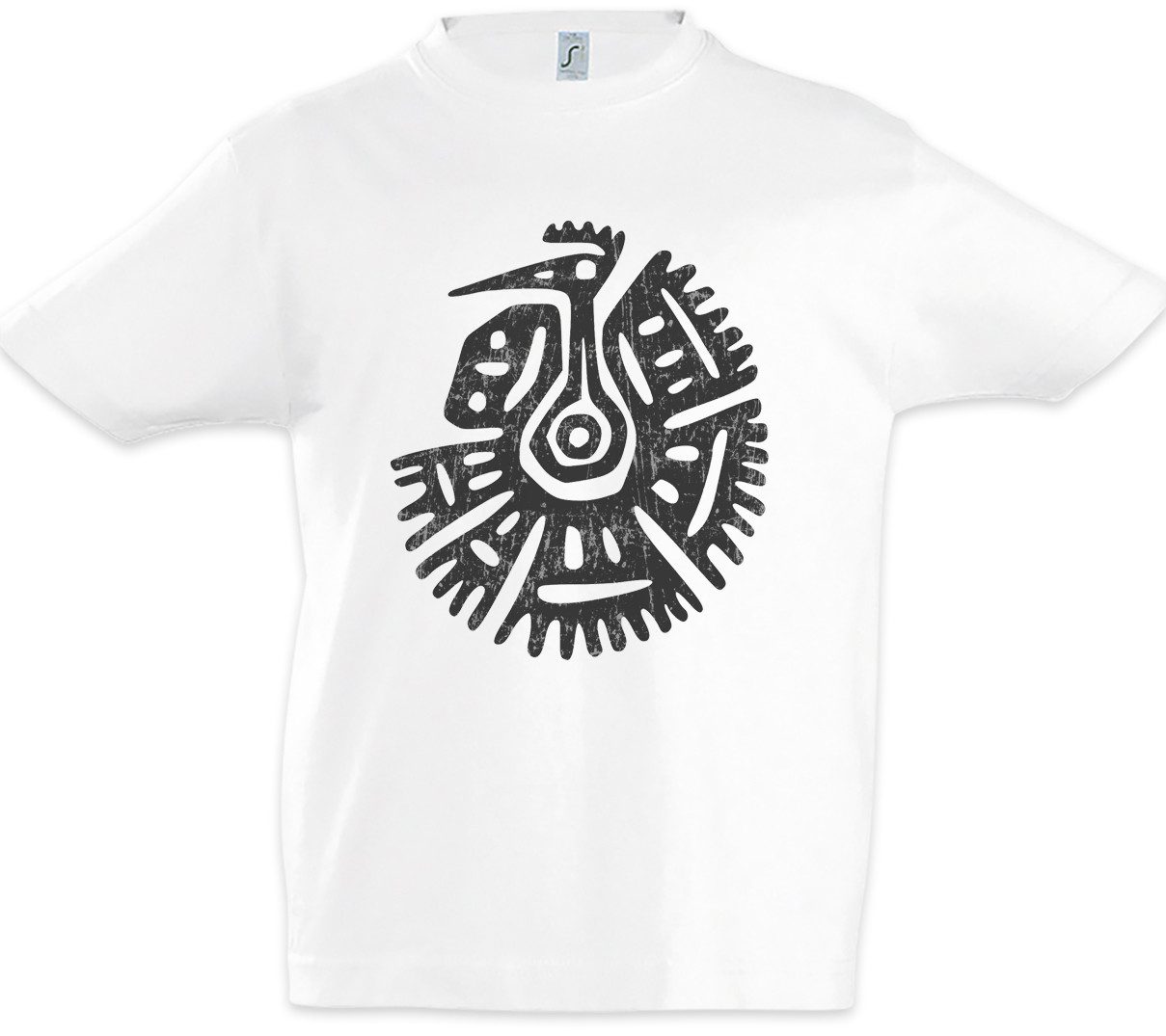 Print-Shirt Maya Bird Symbol Kinder T-Shirt Mayan Mayans Empire Tattoo American