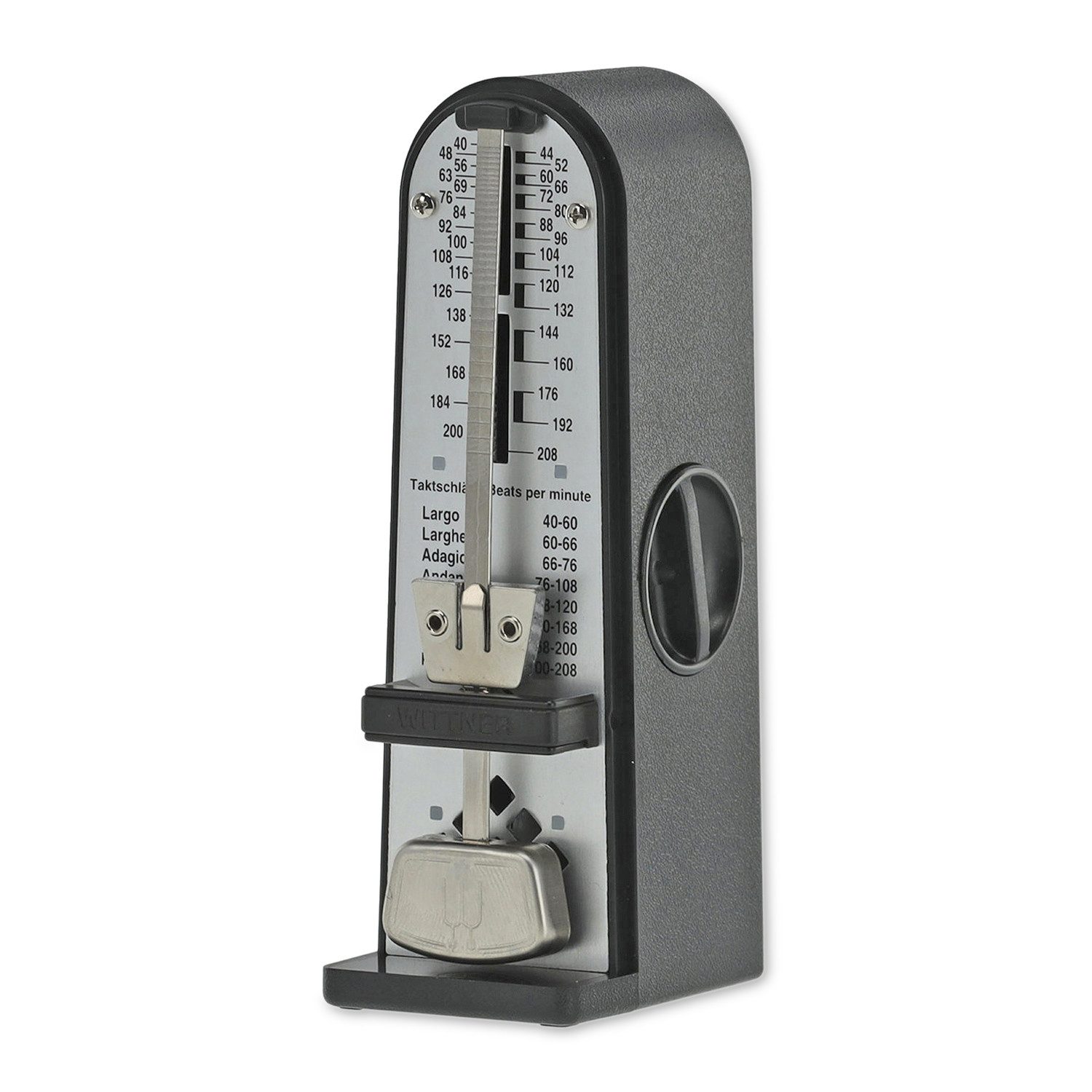 Wittner Metronom Wittner Metronom Taktell Piccolino Schwarz, Mechanisch aufziehbar