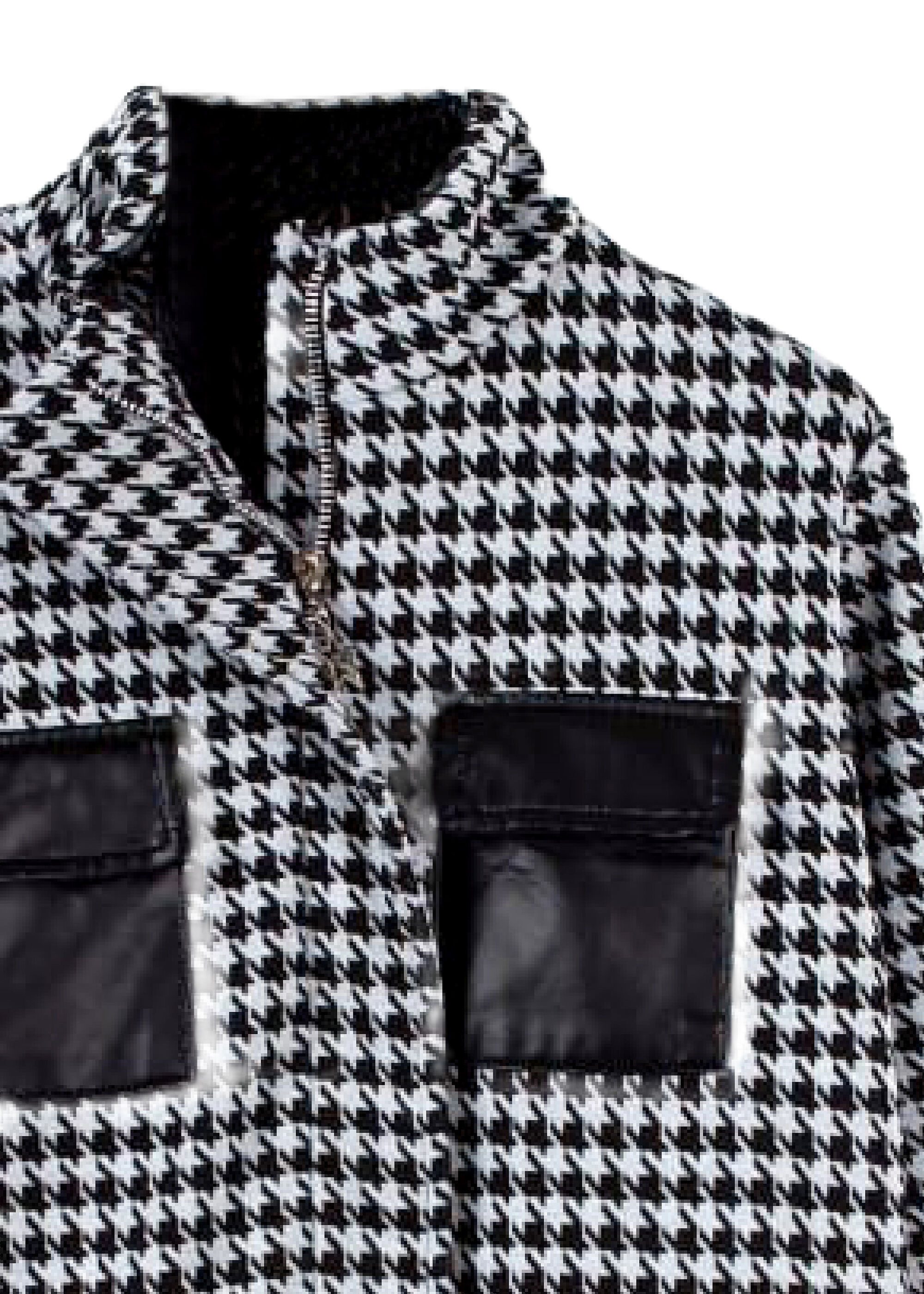 Solang Winterjacke (1-St) mit Karo-Muster