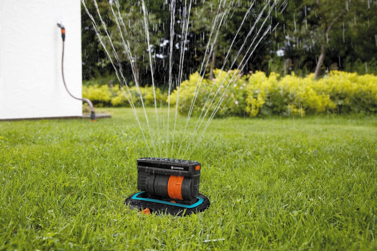 GARDENA Regner Gardena Sprinklersystem Set mit Versenkregner OS