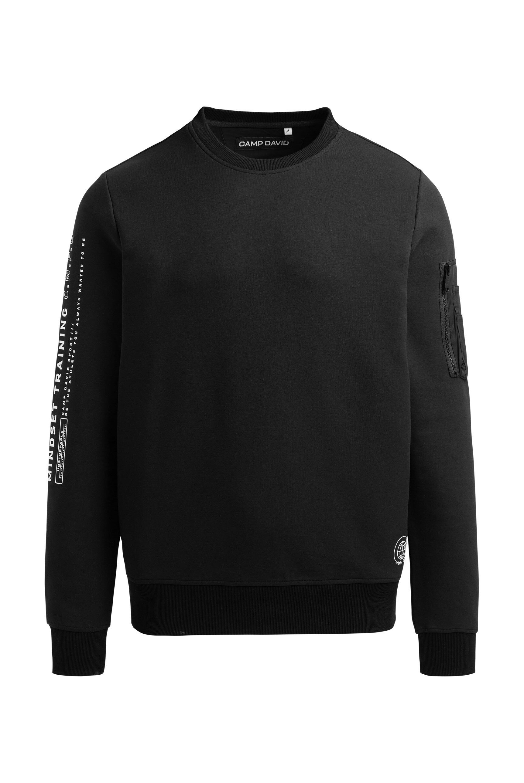 CAMP DAVID Sweater mit Baumwolle günstig online kaufen