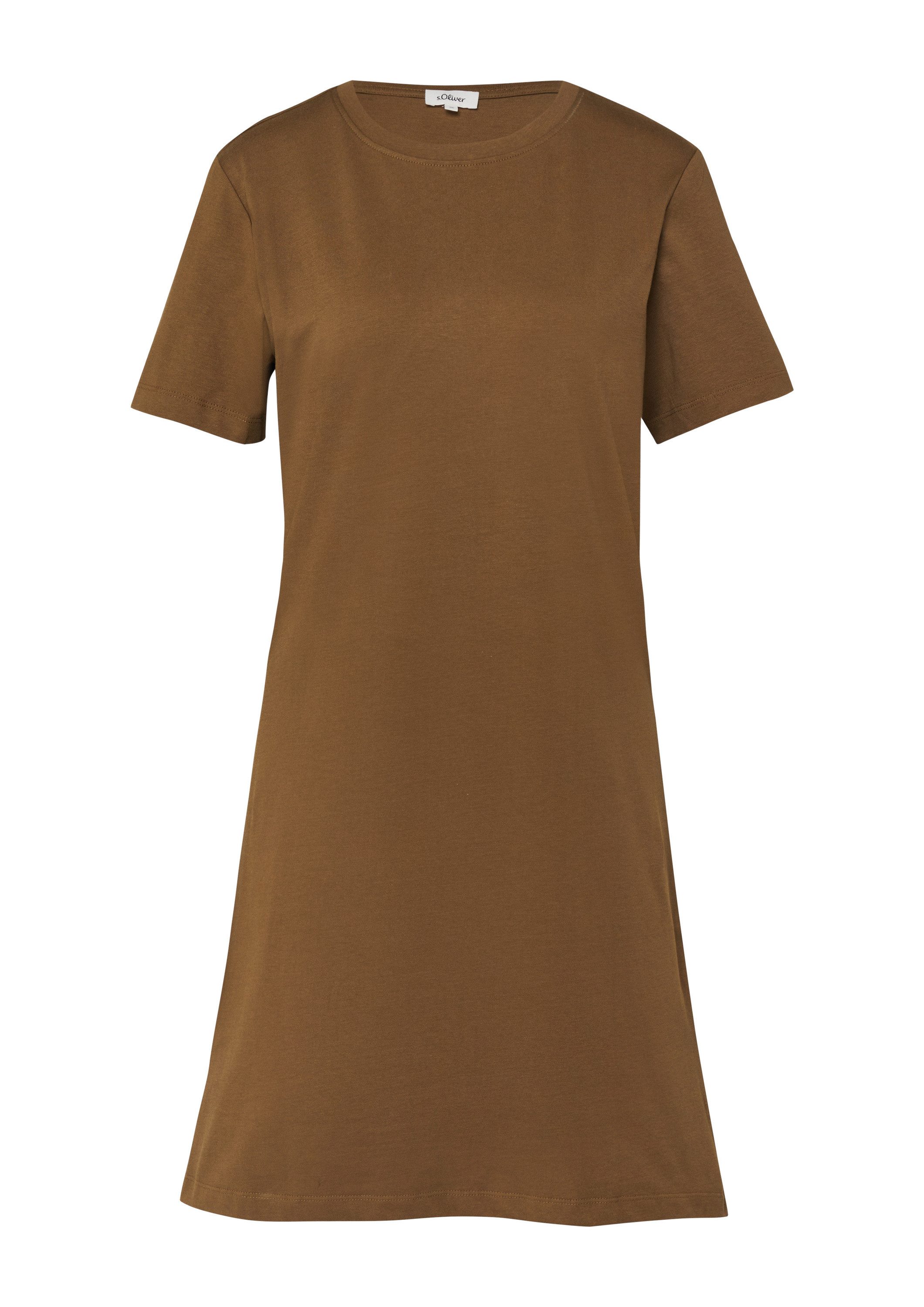 s.Oliver Midikleid Kleid Jersey-Kleid mit seitlichen Schlitzen