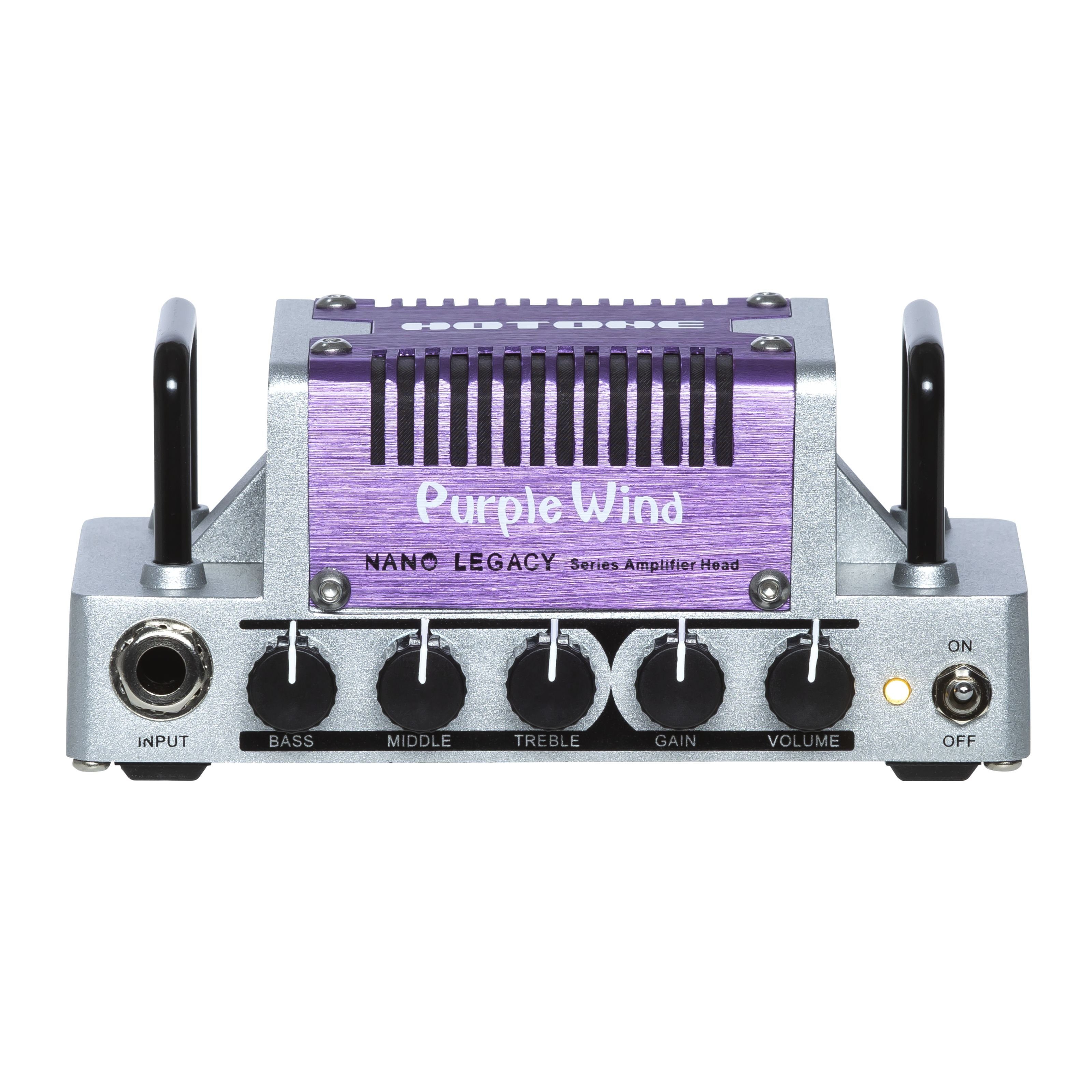 Hotone Verstärker (Nano Legacy Purple Wind - Transistor Topteil für E-Gitarre)