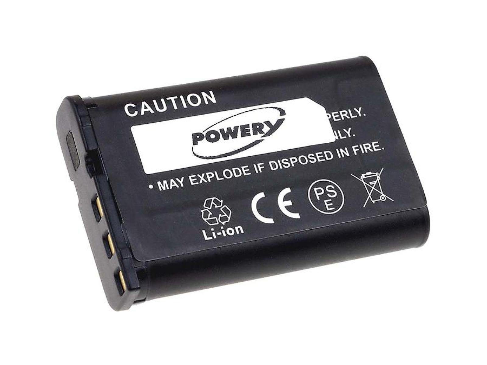 Powery Akku für Casio Exilim EX-H10 Kamera-Akku 1600 mAh (3.7 V)