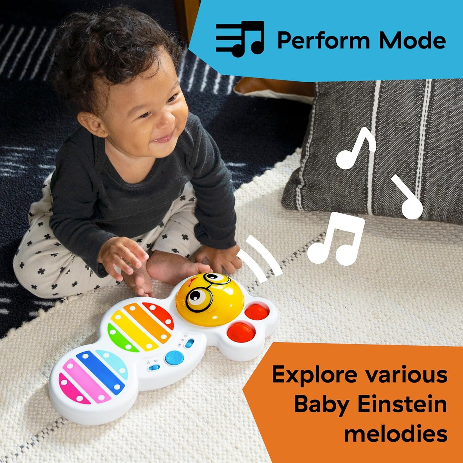 Baby Einstein Xylophon Baby Einstein Cal's Curious Keys Xylophon Musikspielzeug ab 12 Monate