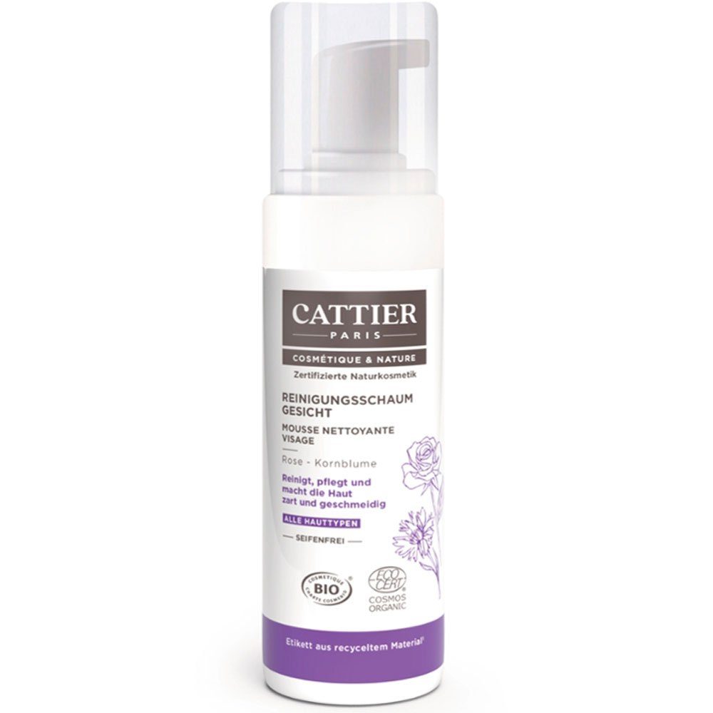 Cattier Paris Reinigungsschaum, Gesichts-Reinigungscreme 150 ml