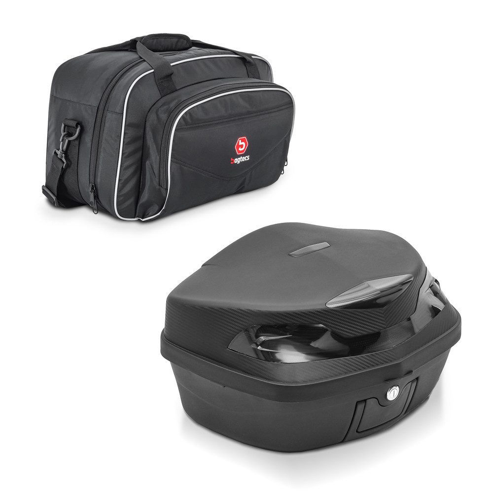 Topcase Set Topcase + Innentasche # XK 48 Liter Universal