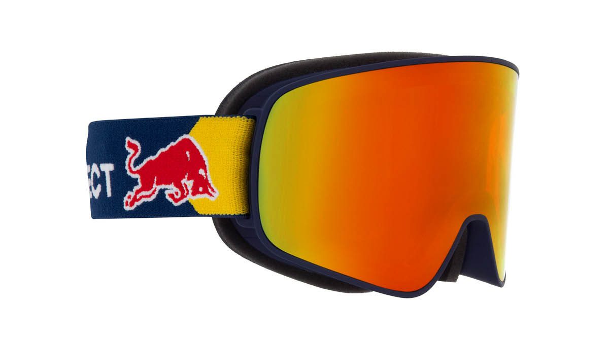 Red Bull SPECT Eyewear Skibrille Red Bull SPECT Skibrille RUSH-001RE2, Blau/Orange, UV400