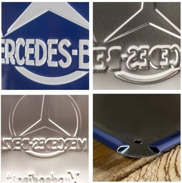 Nostalgic-Art Metallschild Blechschild 15x20 cm - Mercedes-Benz - Mercedes Kundendienst