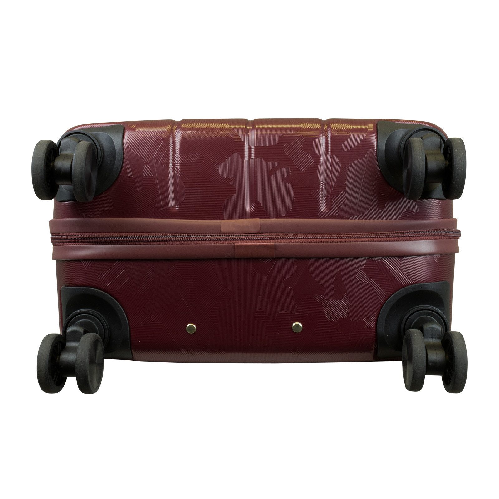 Trendyshop365 Hartschalen-Trolley Camo, 3 Farben, 3 Größe, Reisekoffer mit, 4 Rollen, Zahlenschloss, Doppelrollen, 2 Tragegriffe