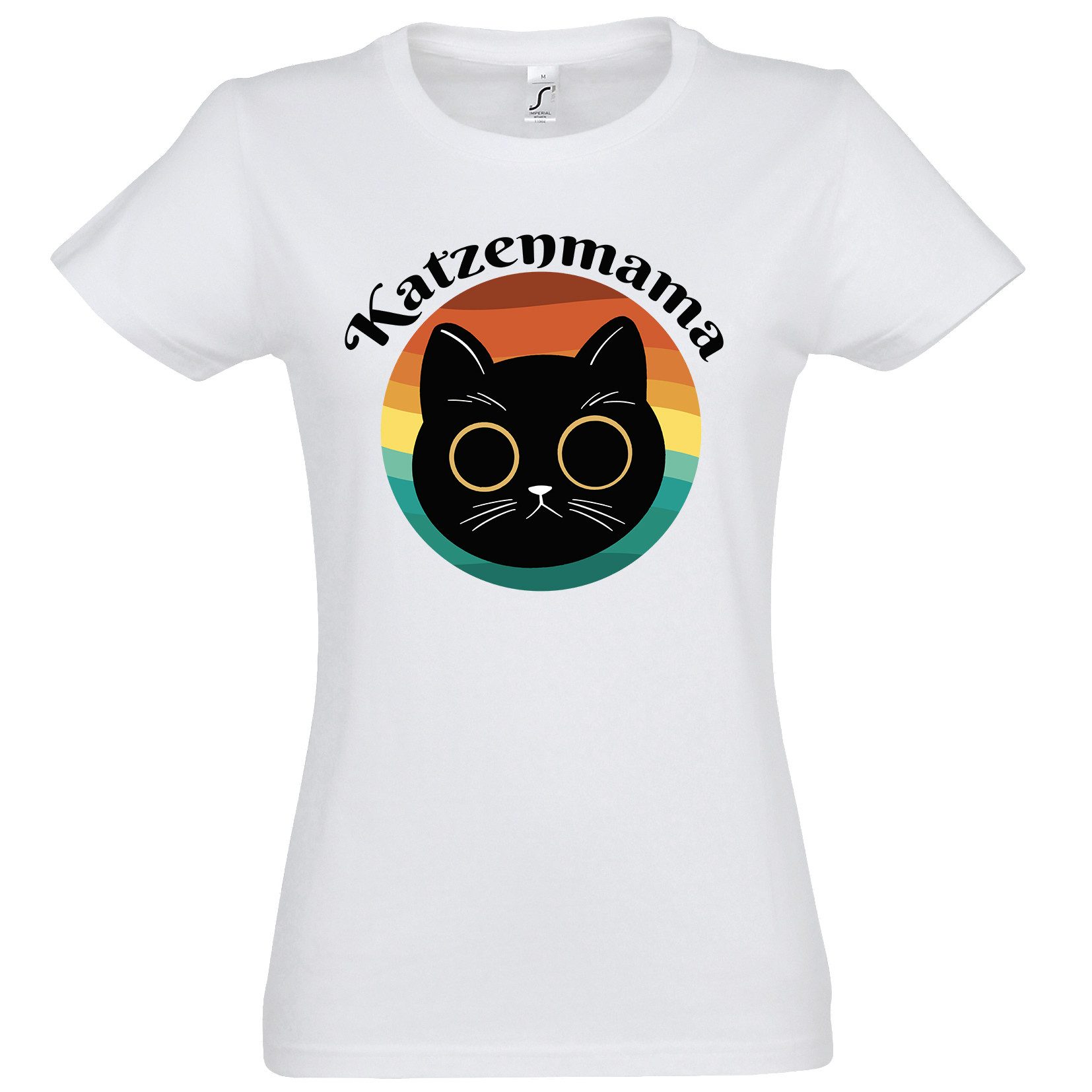 Youth Designz Print-Shirt Katzenmama Damen T-Shirt günstig online kaufen