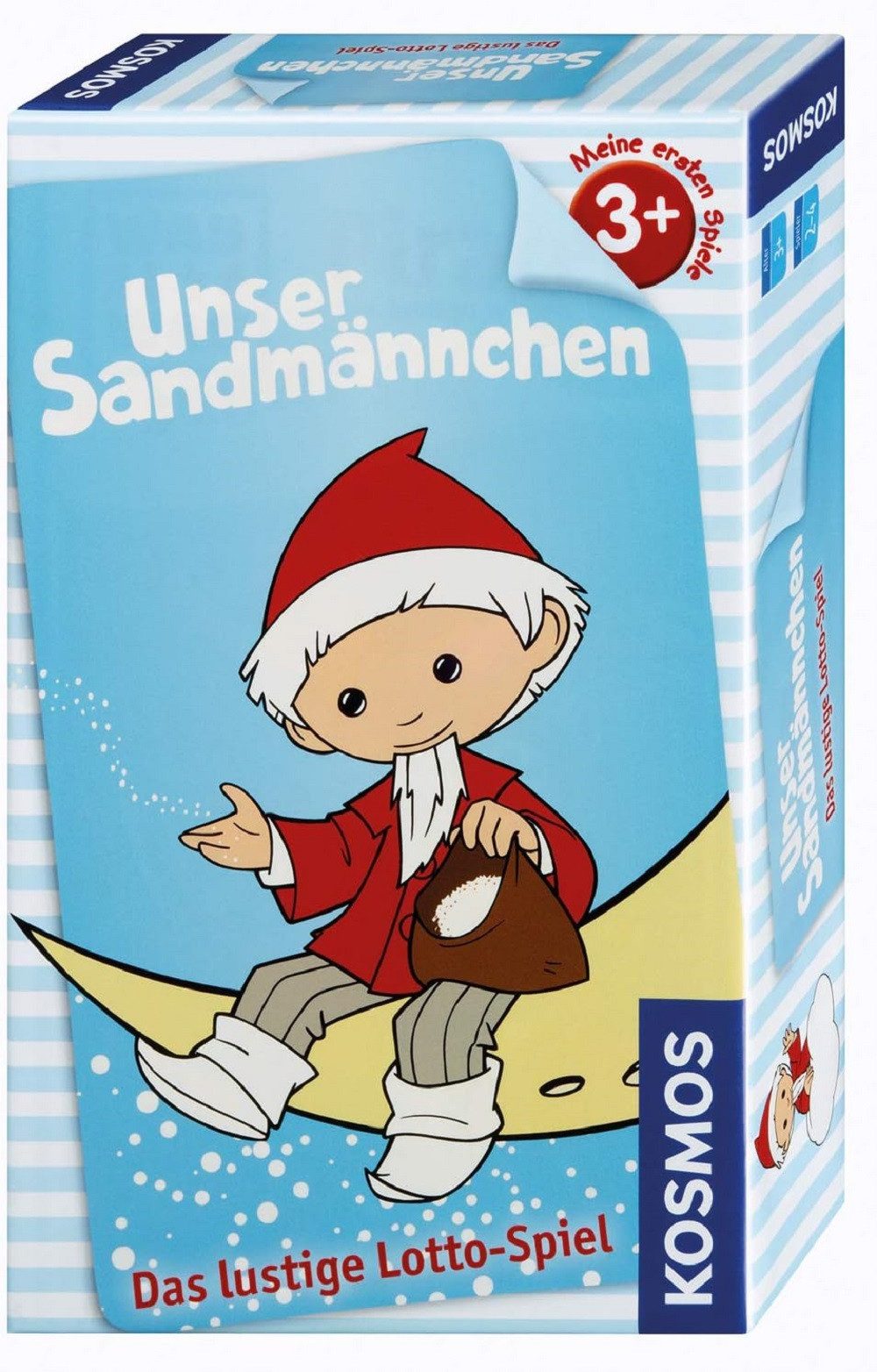 Kosmos Spiel Unser Sandmännchen, Lustige Lotto Kinderspiel / Feuerwehrmann Sam, Reisespiel, Fördert Konzentration und Feinmotorik