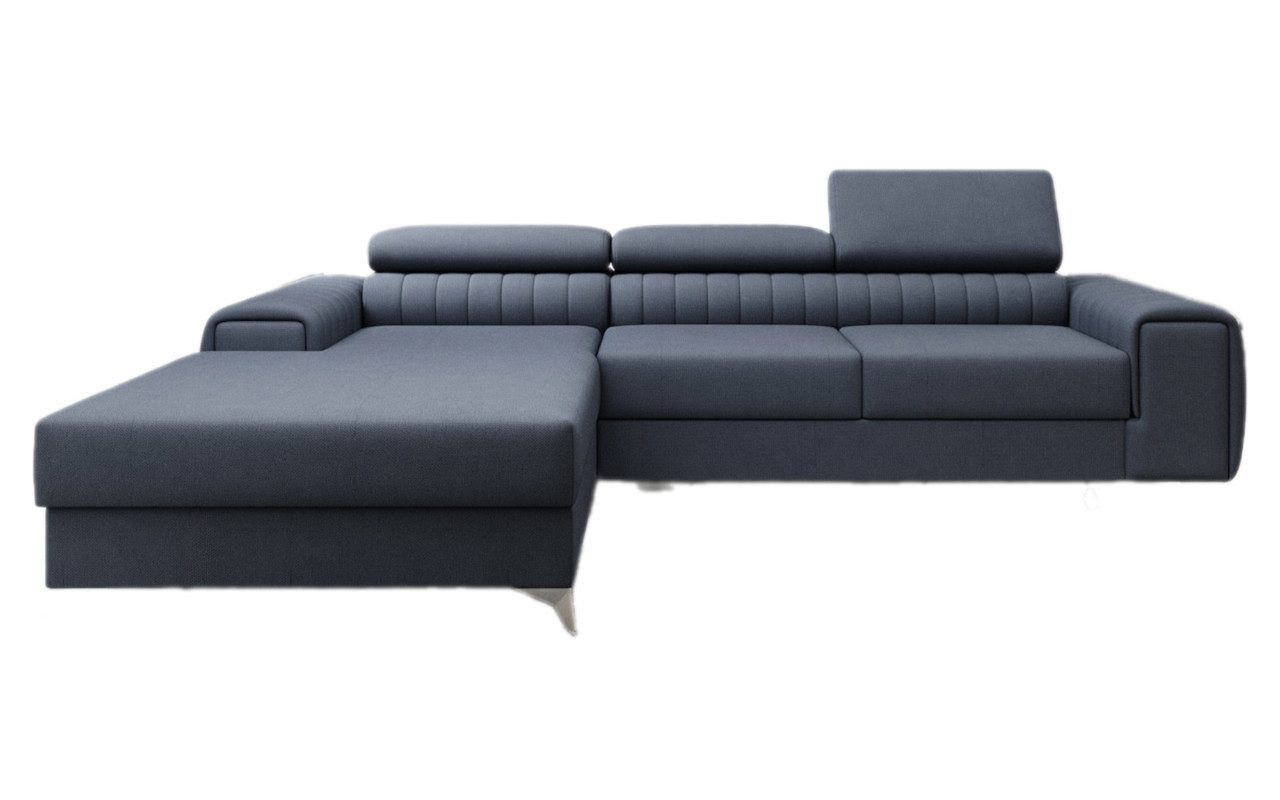Luxusbetten24 Schlafsofa Designer Sofa Melinda, mit Schlaf- und Klappfunktion